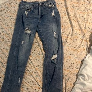 never worn ripped jeans